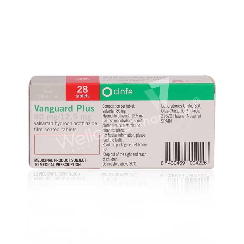 Vanguard Plus 80/12.5Mg Tab 4X7 28'S