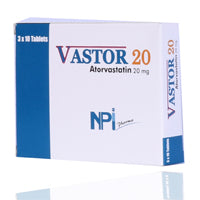 Vastor 20mg Tablets 30'S