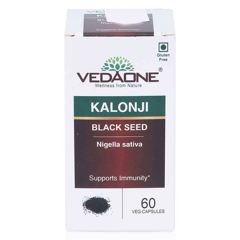Vedaone Kalonji(Black Seed) Capsules 60'S Vedaone Kalonji(Black Seed) Capsules 60'S