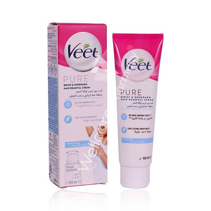 Veet Pure Bikini & Underarm Cream 100Ml