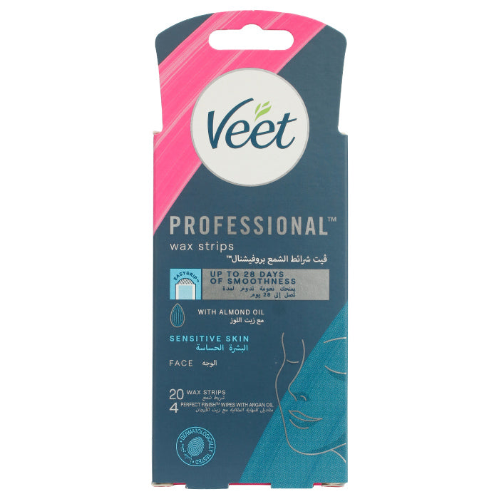 Veet Easy-Gel Cold Wax Strips Sensitive Skin 20'S