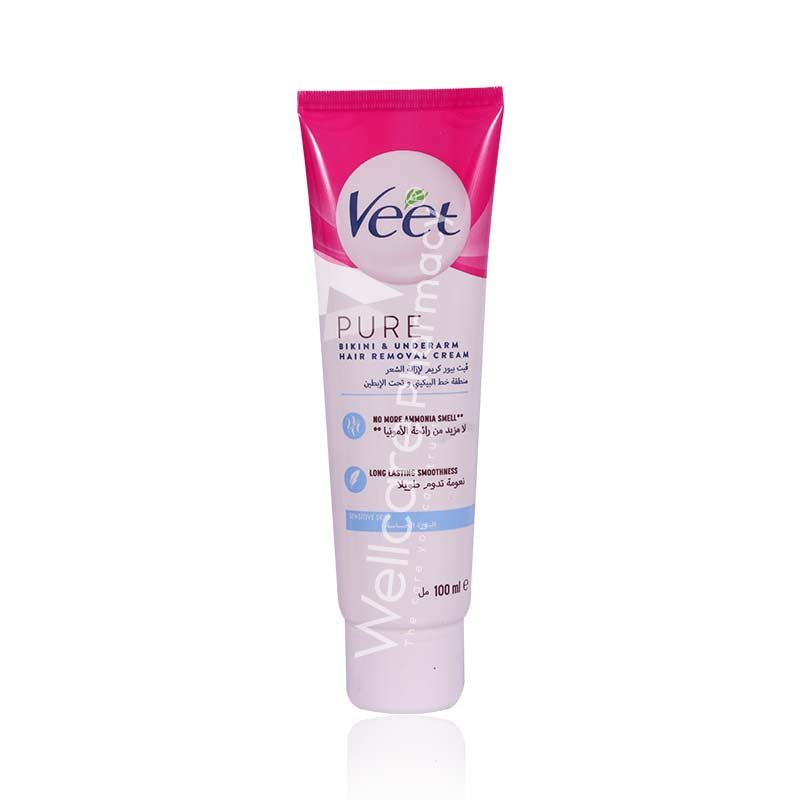 Veet Pure Bikini & Underarm Cream 100ml