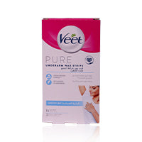 Veet Pure Underarm Wax Strips 16'S