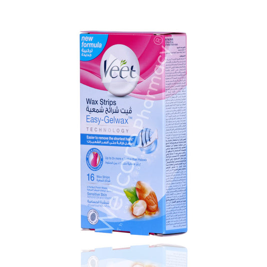 Veet Wax Strips Bikini & Underarm For Sensitive Skin 16'S