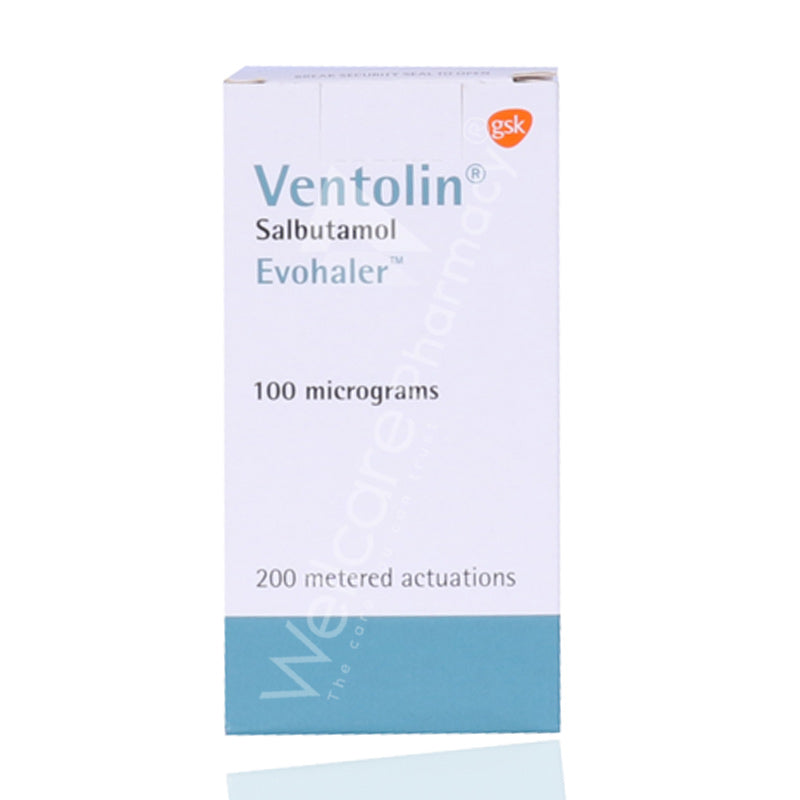 Ventolin Evohaler 100mcg/200 Metered Actuations