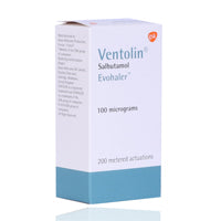 Ventolin Evohaler 100mcg/200 Metered Actuations