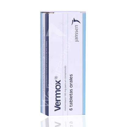 Vermox 100mg Tablets 6'S