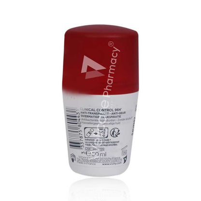 Vichy Deo Roll On Clinical Control 96H Women 50Ml
