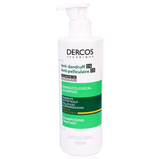 Vichy Dercos Anti Dandruff Ds Derma Shampoo Dry Hair 390ml