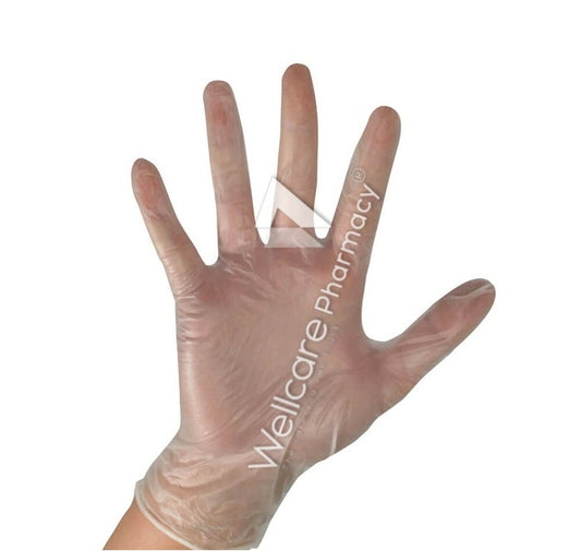 VINYL POWDER FREE GLOVES LARGE 100'S