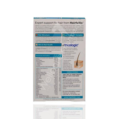 Vitabiotics Hairfollic Man With Tricologic Tablets 60'S - Wellcare Pharmacy