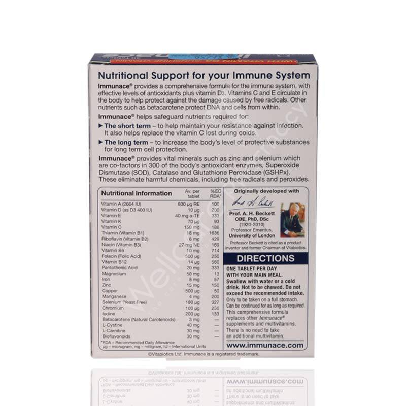 Vitabiotics Immunace Antioxidant Tablets 30'S