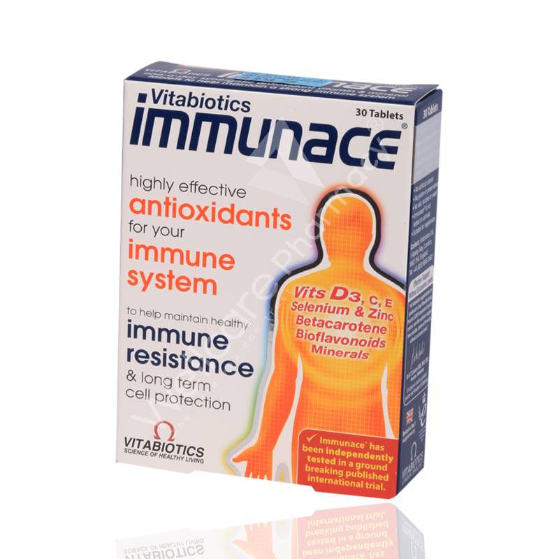 Vitabiotics Immunace Antioxidant Tablets 30'S