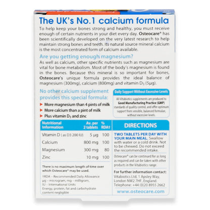 Vitabiotics Osteocare Tablets 30'S