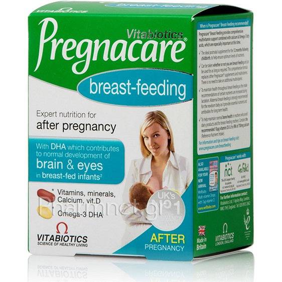 Vitabiotics Pregnacare Breast Feeding After Pregnancy Tablets 56'S And Capsules 28'S
