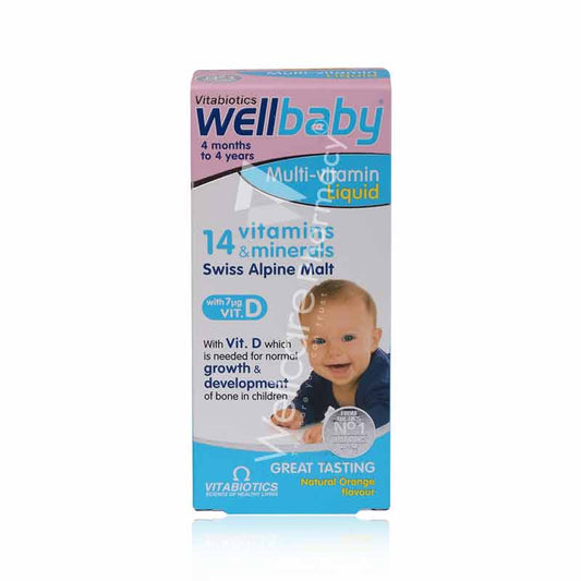Vitabiotics Wellbaby Multi-Vitamin Liquid 150Ml