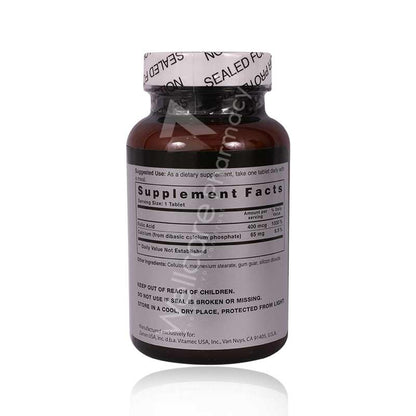 Vitamec Folic Acid 400mcg Tablets 60'S