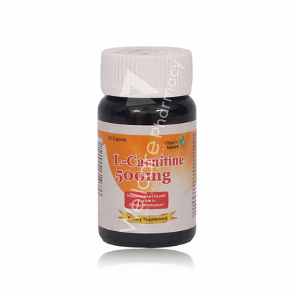 Vitane L-Carnitine 500Mg Caplet 30'S