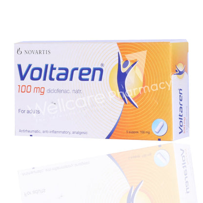 Voltaren 100mg Suppositories 5'S