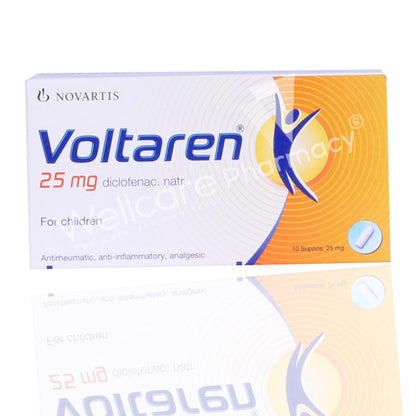 Voltaren 25Mg Suppositories 10'S