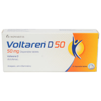 Voltaren D 50mg Tablets 20'S - Wellcare Pharmacy