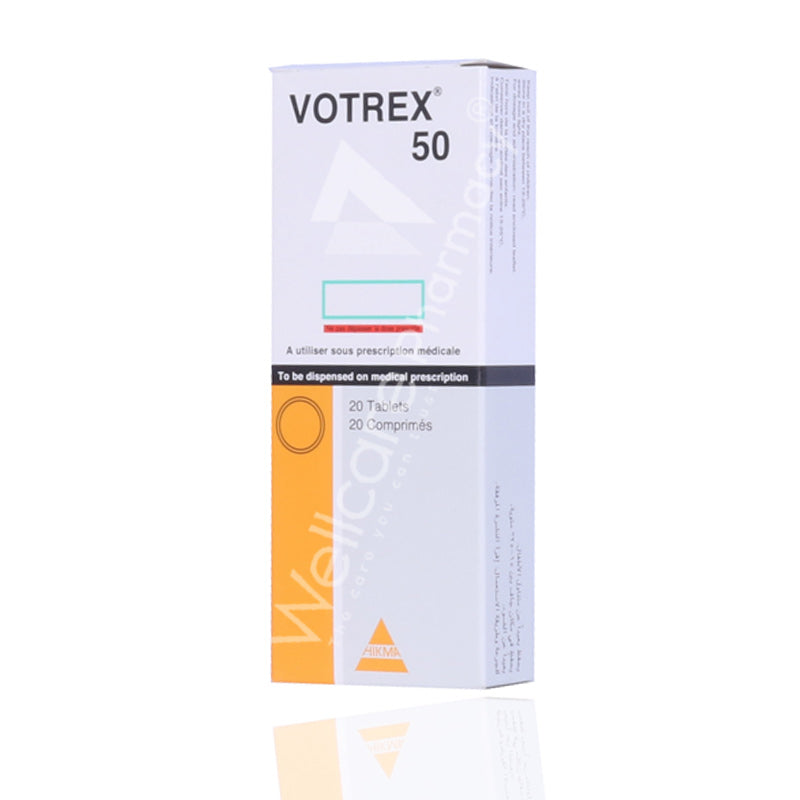 Votrex 50mg Tablets 20'S