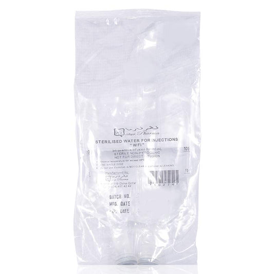Qatar Pharma Water For Injection Bag 100Ml