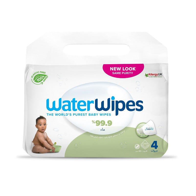 Waterwipes Soapberry Extract Value Pack 4X60 240'S