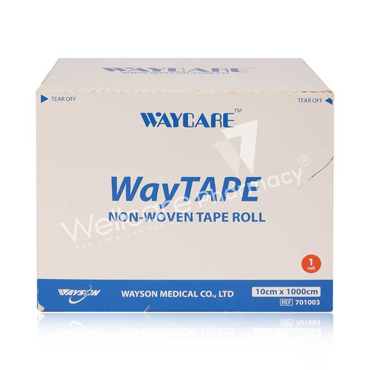 Waycare 701003 Adhesive Tape Roll 10cmx10m 1'S - Wellcare Pharmacy