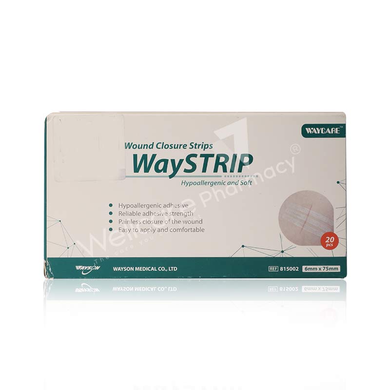 Waycare Skin Closure Strip 6x75 Mm 20'S