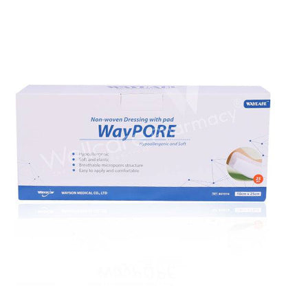 Waycare Wound Dressing Plaster 10X25 Cm 25'S - Wellcare Pharmacy