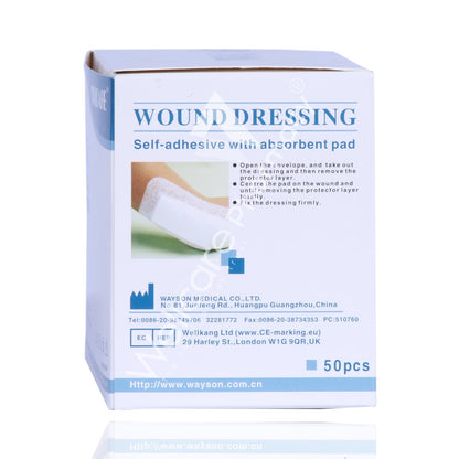Waycare Wound Dressing Plaster 6x10 Cm 50'S