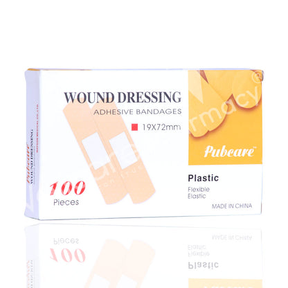 Wayplast Adhesive Bandages 19x72 Mm Plastic 100'S