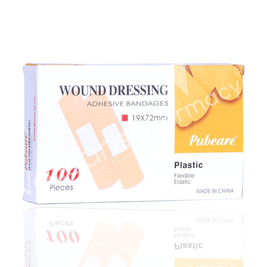 Wayplast Adhesive Bandages 19x72 Mm Plastic 100'S