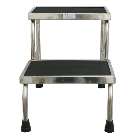 Wcp Ky F2 - Stainless Steel Foot Stool 2 Step