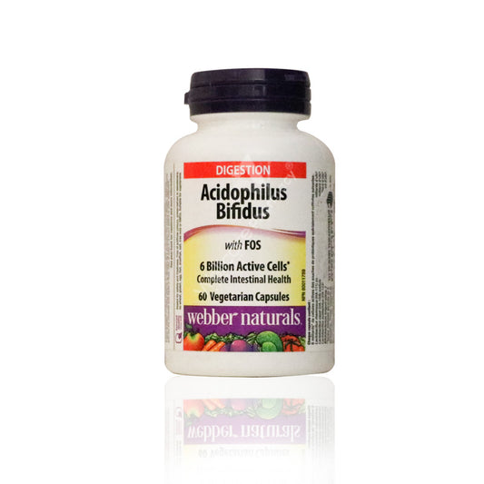 Webber Natural Acidophilus Bifidus Capsules 60'S
