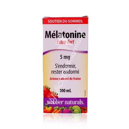 Webber Naturals Melatonin Extra Strength Liquid 100Ml