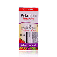 Webber Naturals Melatonin Extra Strength Liquid 100Ml