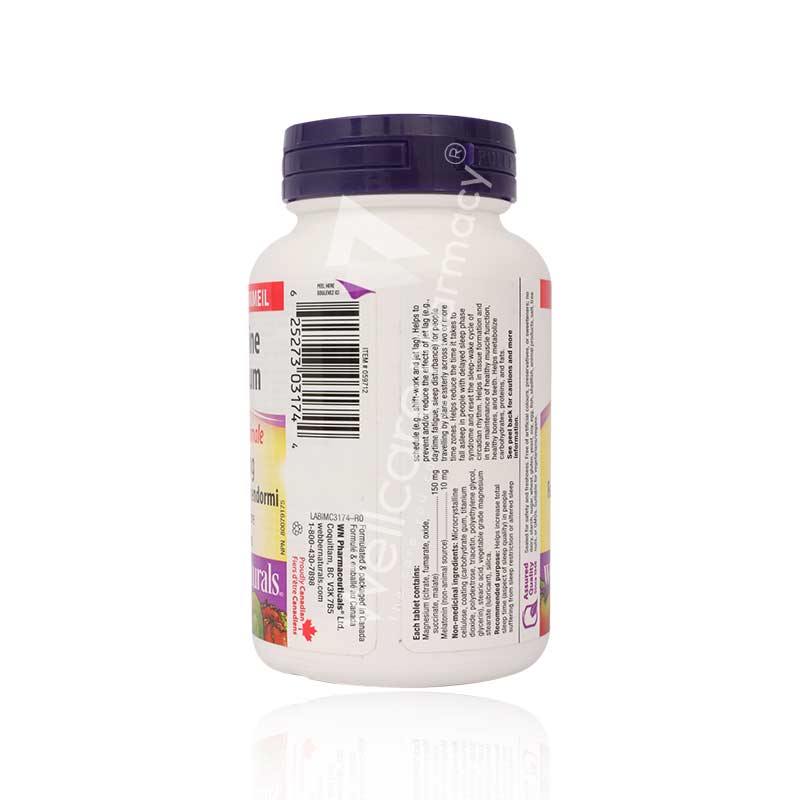 Webber Naturals Melatonin Magnesium 10/150mg Tablets 60'S