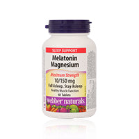 Webber Naturals Melatonin Magnesium 10/150mg Tablets 60'S