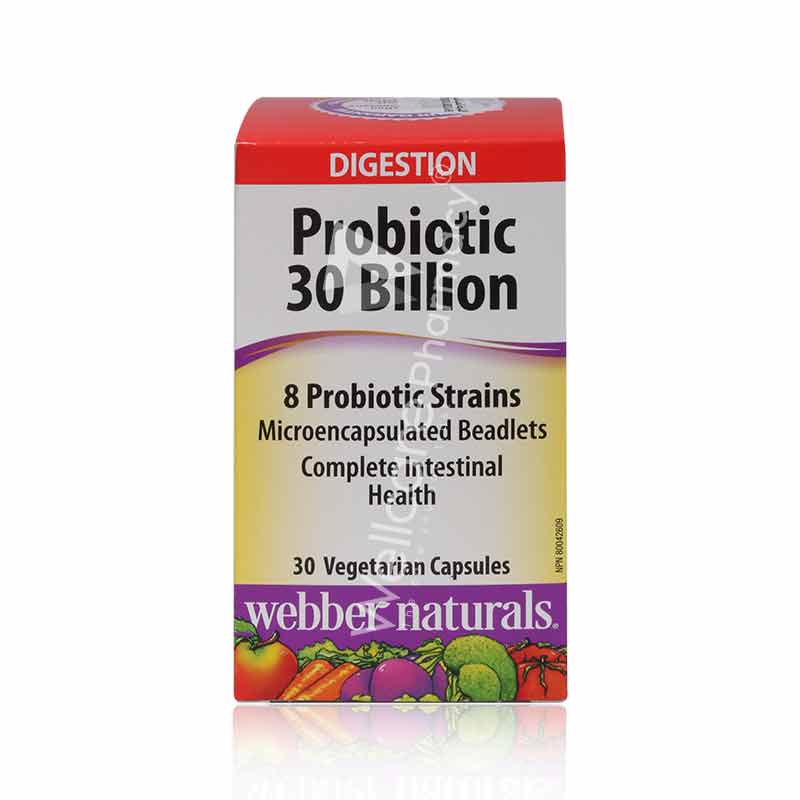 Webber Naturals Probiotic 30 Billion Capsules 30'S Webber Naturals Probiotic 30 Billion Capsules 30'S
