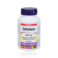Webber Naturals Selenium 200Mcg Tablets 90'S