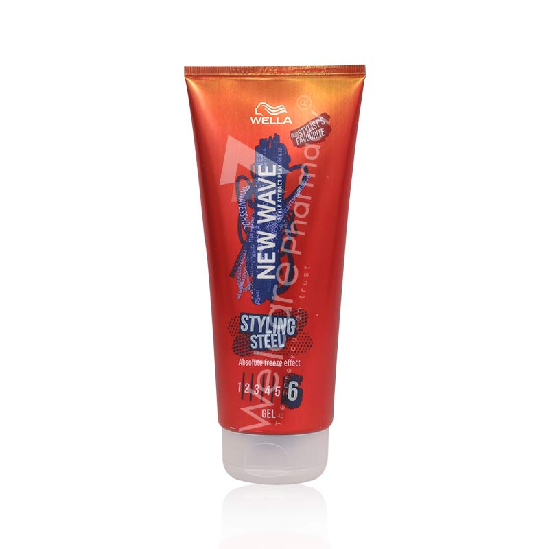 Wella New Wave Hair Gel Styling Steel No6 200ml