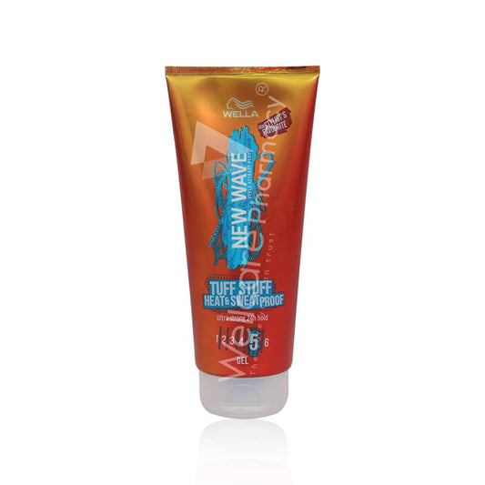 Wella New Wave Hair Gel Tuff Stuff Heat&Sweat Proof No5 200Ml