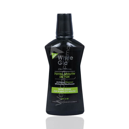 White Glo Charcol Tmd Whitening Mouthwash 500Ml
