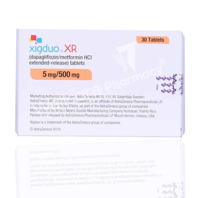Xigduo Xr 5mg/500mg 30'S