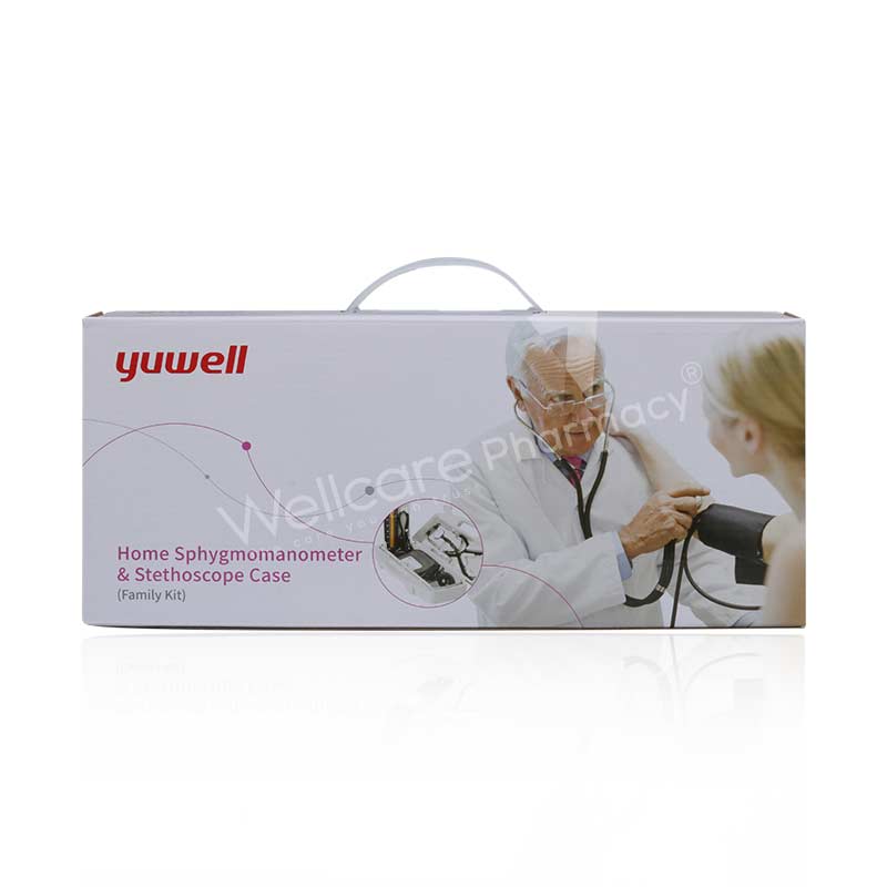 Yuwell Home Sphygmomanometer Mercury With Stethoscope Case