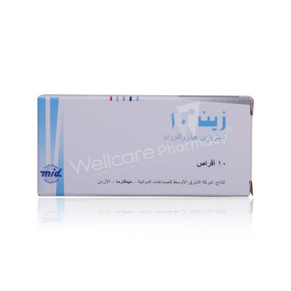 Zain 10Mg Tablets 10'S