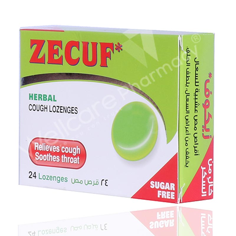 Zecuf Sugar Free Herbal Lozenges 24'S