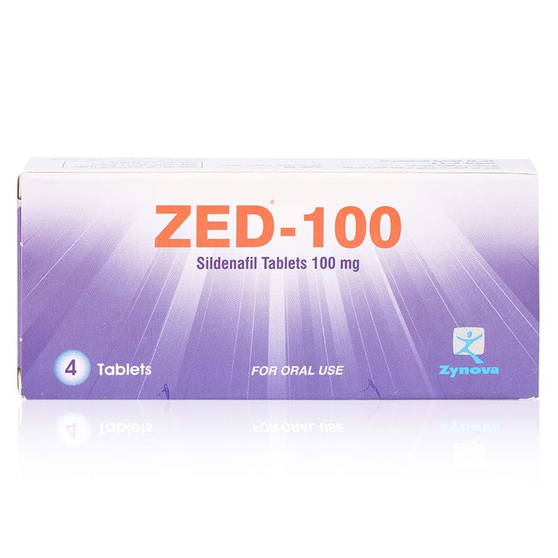 Zed 100mg Tablets 4'S